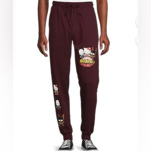 My Hero Academia and Hello Kitty Men's Graphic Jogger Pants